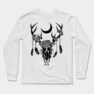 Deer Skull Long Sleeve T-Shirt